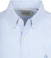 Scotch and Soda Shirt Stripe Light Blue