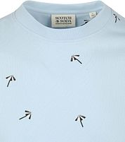 Scotch And Soda T-shirt Print Light Blue