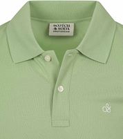 Scotch And Soda Core Piqué Polo Shirt Green