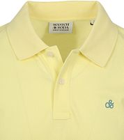 Scotch And Soda Core Piqué Polo Shirt Yellow