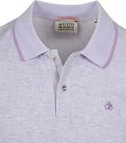 Scotch And Soda Melange Polo Shirt Purple