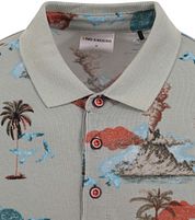 No Excess Polo Shirt Print Green