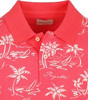 Gant Polo Shirt Palm Print Watermelon