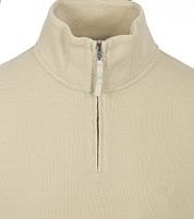 Gant Half Zip Pullover Ecru