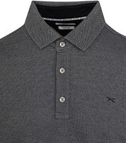 Brax Longsleeve Polo Melange Black