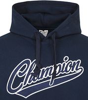 Champion Hoodie College Logo Dark Blue 