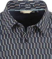 No Excess Shirt Print Navy