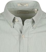 Gant Poplin Banker Shirt Stripe Green