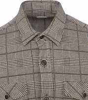 Blue Industry Overshirt Print Brown 