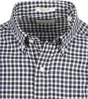 Gant Shirt Twill Gingham Navy
