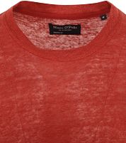 Marc O'Polo T-Shirt Linen Red