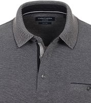 Casa Moda Poloshirt Long Sleeves Grey