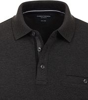 Casa Moda Poloshirt Long Sleeves Anthracite