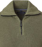Casa Moda Halfzip Pullover Green