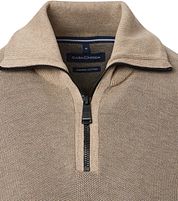 Casa Moda Halfzip Pullover Ecru
