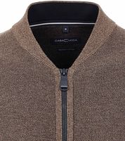 Casa Moda Zip Pullover Beige