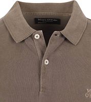 Marc O'Polo Longsleeve Polo Shirt Terry Cloth Taupe