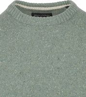 Marc O'Polo Pullover Tweed Wool Blend Green