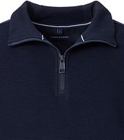 Casa Moda Half Zip Sweat Navy 