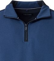 Casa Moda Half Zip Sweat Dark Indigo
