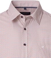 Casa Moda Casual Shirt Squared Circle Red