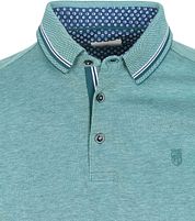 State Of Art Pique Polo Shirt Mint Blue