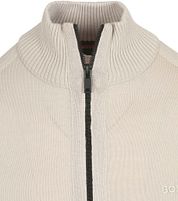 BOSS Avac Cardigan Wool Blend Greige