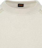 BOSS Pullover Apuok Greige