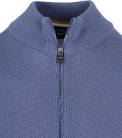 BOSS Ebrando-P Half Zip Sweater Blue