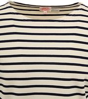 Armor-Lux Houat Sweater Stripes Black Ecru