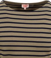 Armor-Lux Houat Sweater Stripes Dark Green