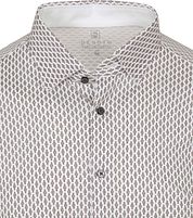 Desoto Shirt Non Iron Full Print White