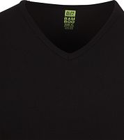 Alan Red Bamboo T-shirt Black