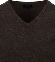 William Lockie Pullover Lambswool V Cocoa