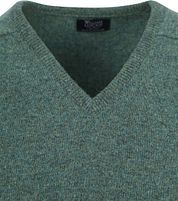 William Lockie Pullover Wool Moorland Green