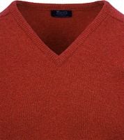 William Lockie Pullover Lambswool V Dobonnet