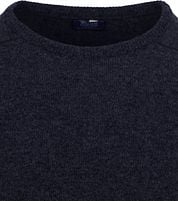 William Lockie Pullover Lambswool O Midnight Navy