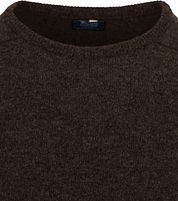 William Lockie Lambswool Cocoa Brown
