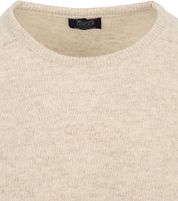 William Lockie Pullover Lambswool Linen Beige