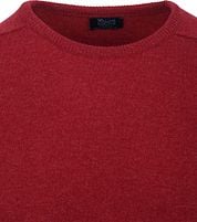 William Lockie Pullover Lambswool O Poppy Melange