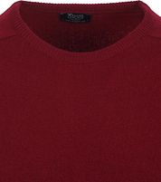 William Lockie Pullover Lambswool Bordeaux