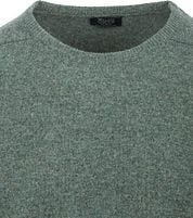 William Lockie Pullover O-neck Lambswool Landscape Green