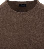 William Lockie Pullover Lambswool Mocha