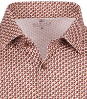 Desoto Shirt Fundamental Vibes Print Beige
