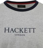 Hackett T-Shirt Logo Grau