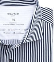 Olymp Luxor Shirt Stripes Navy