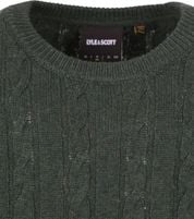 Lyle & Scott Cable Wool Sweater Dark Green