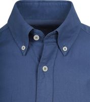 Hackett Hemd Garment Dyed Offord Blau