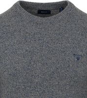 Gant Sweater Wool Melange Anthracite