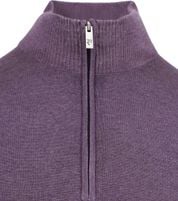 R2 Half Zip Pullover Merino Wool Purple